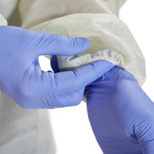 McKesson AAMI Level 2 Isolation Gown, Tape Tab Neck Style, Extra Large, Yellow - Image 5