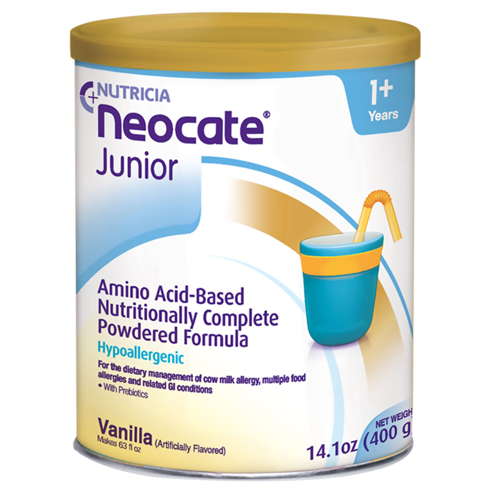 Neocate? Junior Amino Acid?Based Powdered Formula, Vanilla, 14.1-ounce can