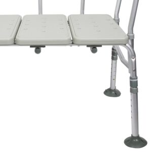 McKesson Aluminum Transfer Bench with Reversible Back - Image 3