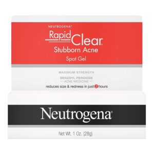 Neutrogena? Rapid Clear Stubborn Acne Spot 10% Benzoyl Peroxide Gel, 1 ounce - Image 2