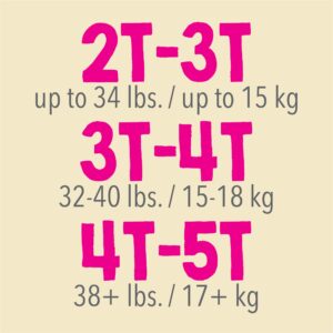 Cutie Pants? Toddler Training Pants, Pink Princess Print, 3T ? 4T, 32 ? 40 lbs. - Image 4
