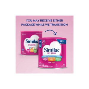 Similac? Soy Isomil? For Fussiness and Gas Powder Infant Formula, 12.4-ounce can - Image 4