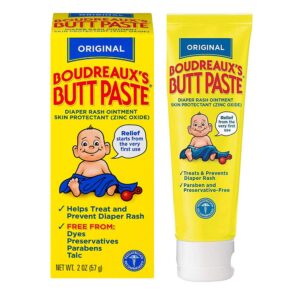 Boudreaux's Original Butt Paste Diaper Rash Treatment, Scented, 2-ounce tube - Image 1