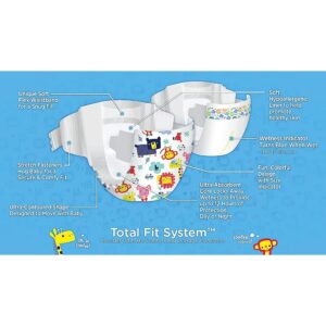 Comfees? Premium Diapers, Unisex, Baby, Tab Closure, Size 4 - Image 3