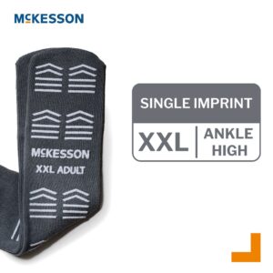 McKesson Slipper Socks, Single Tread, 2X-Large, Gray - Image 3