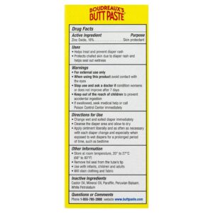 Boudreaux's Original Butt Paste Diaper Rash Treatment, Scented, 2-ounce tube - Image 7