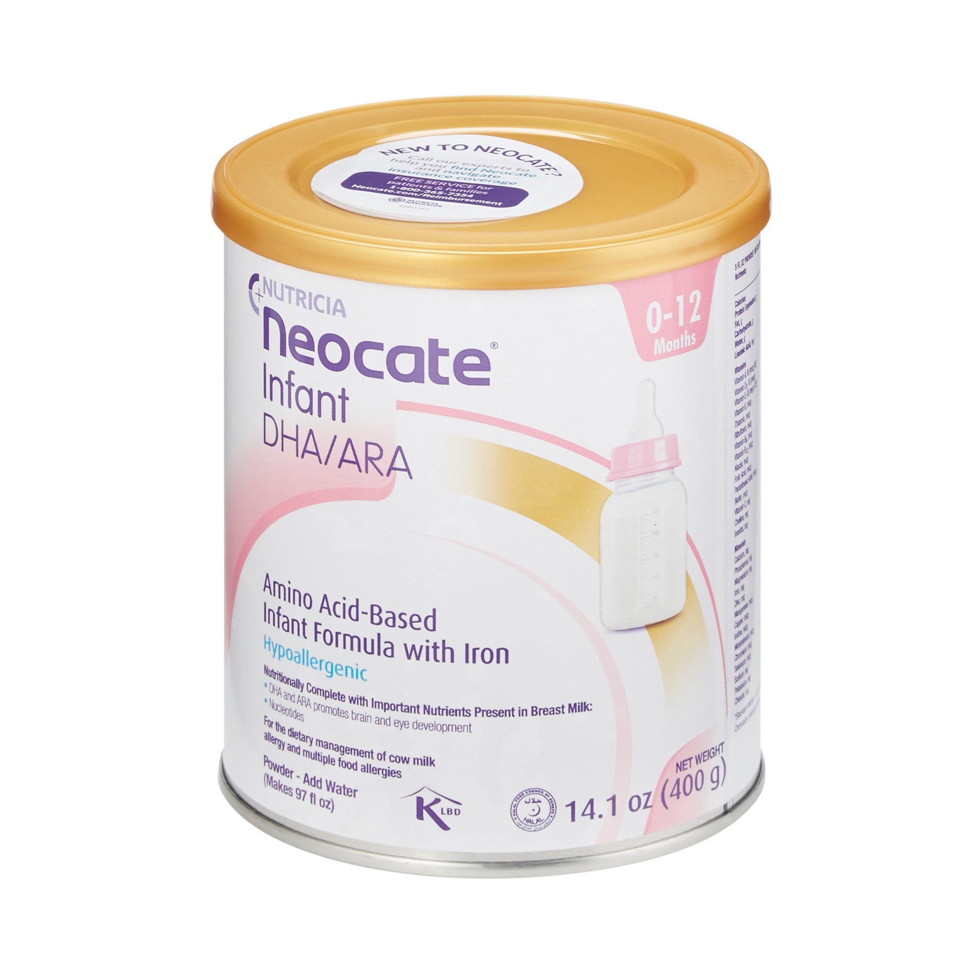 Neocate? DHA & ARA Infant Formula, 14.1-ounce Can