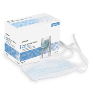 McKesson Classic Style Surgical Mask, Blue - Image 1