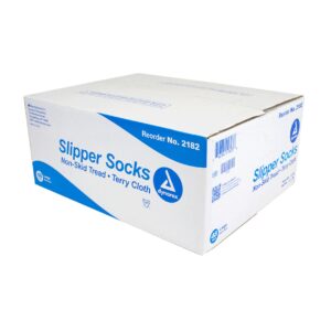 dynarex? Single Tread Slipper Socks, Large, Blue - Image 5