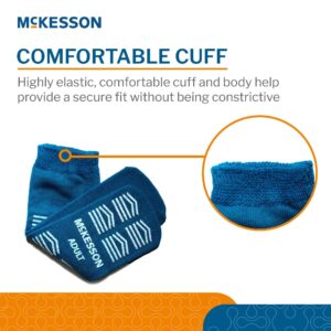 McKesson Slipper Socks, Single Tread, Adult, Teal - Image 4