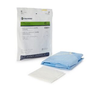 Halyard Ultra Nonreinforced Surgical Gown with Towel, Large - Image 1