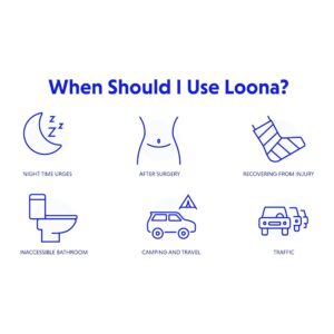 The Loona Female Urinal, Moon Grey - Image 4