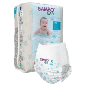 Bambo Nature Swim Pants, Small, for Babies weighing 15 to 26 lbs. - Image 1