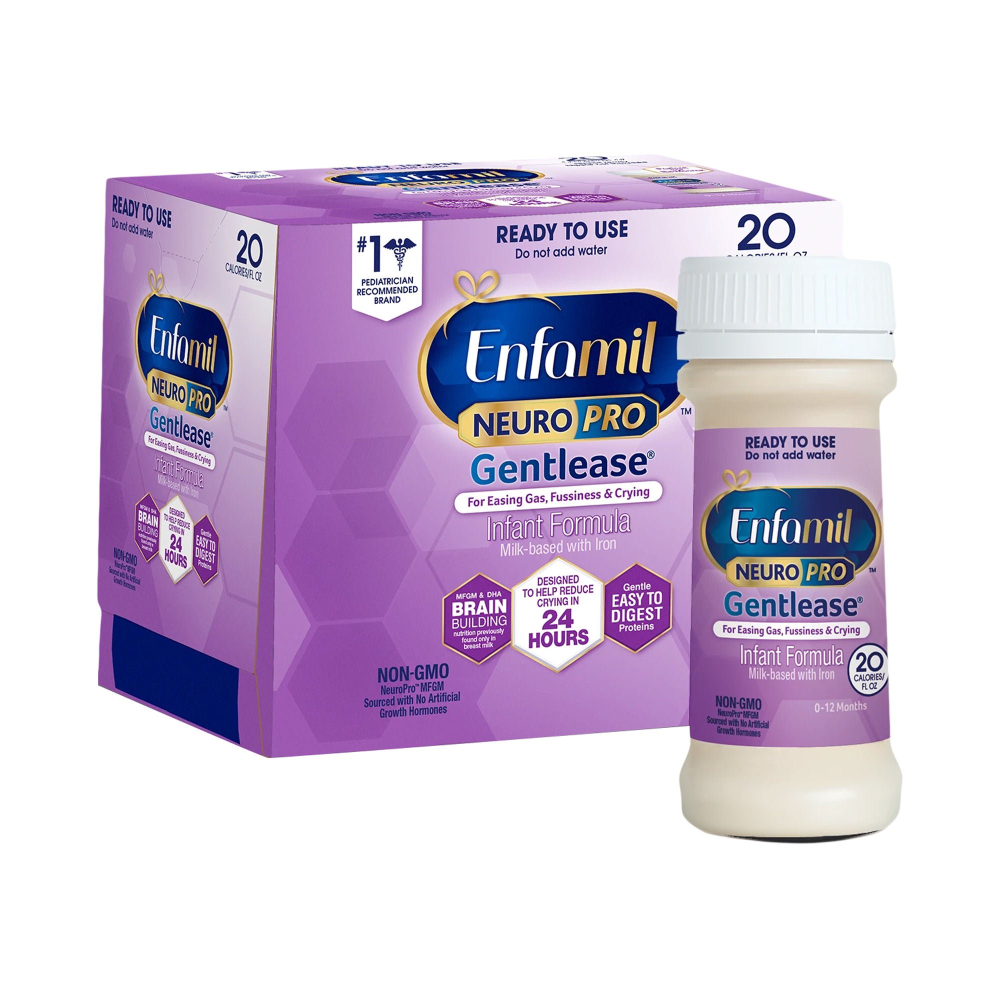 Enfamil? NeuroPro? Gentlease? Ready to Use Infant Formula, 2-ounce bottle