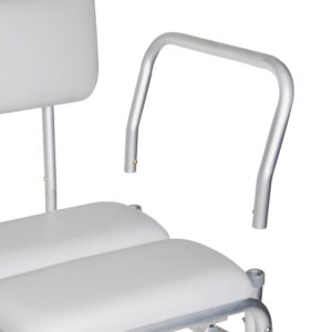 drive? Aluminum Knocked Down Bath Transfer Bench, 17? ? 21? Inch Seat Height - Image 3