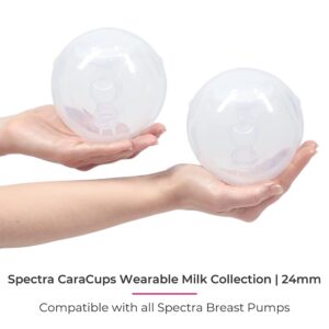 SpeCtra? 24-mm CaraCups Wearable Milk Collection Kit for SpeCtra Breast Pumps - Image 2