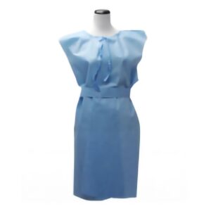 HPK? Patient Exam Gown, Medium, Blue - Image 1
