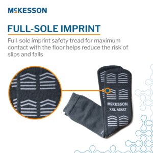 McKesson Slipper Socks, Double Tread, 2X-Large, Gray - Image 3