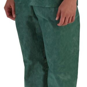 Disposable Scrub Pants, Dark Green, Extra Large - Image 1