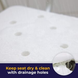 drive? Shower Chair with Back and Removable Padded Arms - Image 6