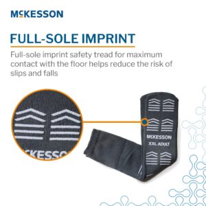 McKesson Slipper Socks, Single Tread, 2X-Large, Gray - Image 4