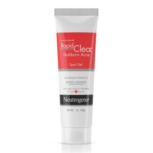 Neutrogena? Rapid Clear Stubborn Acne Spot 10% Benzoyl Peroxide Gel, 1 ounce - Image 1