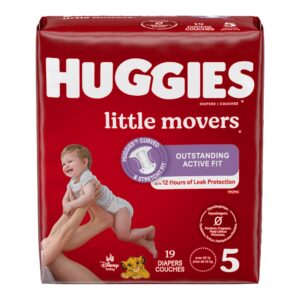 Huggies? Little Movers? Diaper, Size 5 - Image 3