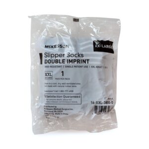 McKesson Slipper Socks, Double Tread, 2X-Large, Gray - Image 6