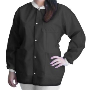 FitMe? Lab Jacket, Black, Medium - Image 1