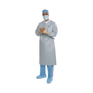 Aero Chrome Surgical Gown with Towel, Large - Image 4