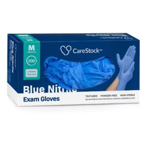 CareStock? Nitrile Exam Glove, Medium, Blue - Image 10