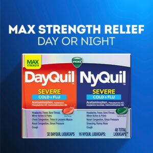 Vicks DayQuil/NyQuil Severe Cold & Flu LiquiCaps - Image 3
