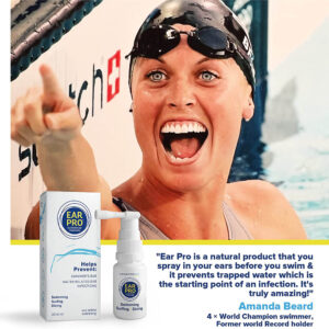 Ear Pro Water-Repellant Ear Spray - for Swimming, Diving, Surfing - Image 6