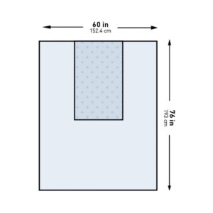 McKesson Sterile Three-Quarter Drape, 60 x 76 Inch - Image 1