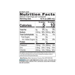 Pedialyte® Zero Sugar Electrolyte Water Drink, Berry Frost, 1 liter bottle - Image 2