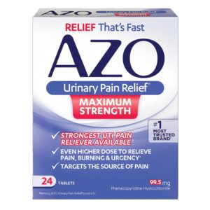 AZO? Urinary Pain Relief Tablets, Maximum Strength, 24 per Box - Image 2