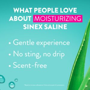 Sinex Saline Ultra Fine Nasal Mist Moisturizing with Aloe - Image 7