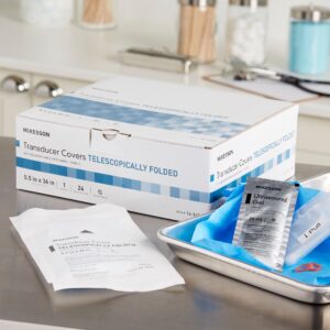 McKesson Telescopically Folded Transducer Cover, 5.5 x 36 Inch - Image 8