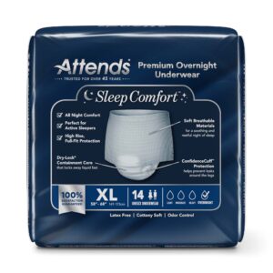 Attends? Sleep Comfort Premium Overnight Underwear, Extra Large, 58 ? 68 Inches - Image 4