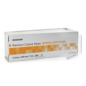 McKesson Round Bottom Test Tube, 7 mL, 13 x 100 mm - Image 1