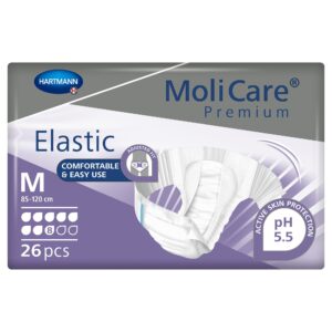 MoliCare? Premium Elastic 8 Drop Absorbency Incontinence Briefs, Medium - Image 2