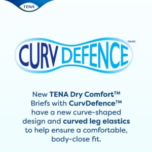 Tena? Dry Comfort? Briefs with Curvdefence? Extra Large, 52 ? 62 Inch Five Drops - Image 7