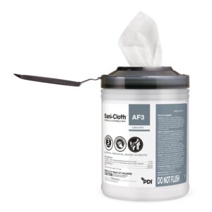 Sani-Cloth? AF3 Germicidal Large Disinfectant Wipes, Canister, 160 ct. - Image 3