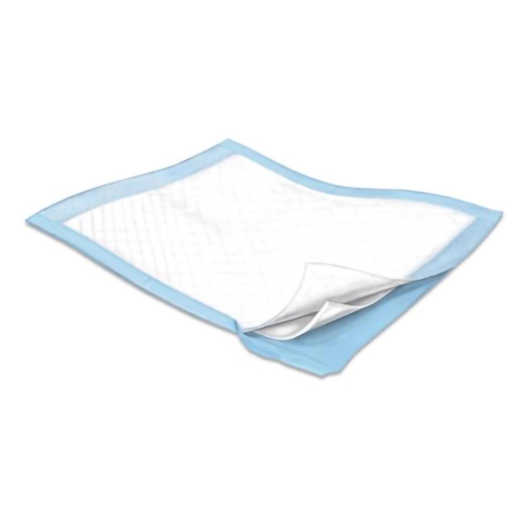 Cardinal Health? Wings? Basic Underpads, Light Absorbency, Blue, 23 x 24 Inch