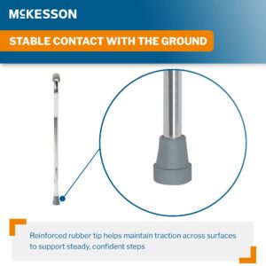 McKesson Aluminum Offset Cane, 30 – 39 Inch Height - Image 4