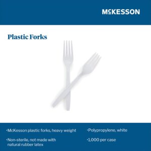 McKesson Polypropylene Fork, White - Image 8