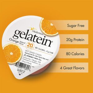 Gelatein® 20 Orange High Protein Gelatin, 4-ounce cup - Image 5