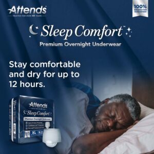 Attends? Sleep Comfort Premium Overnight Underwear, Extra Large, 58 ? 68 Inches - Image 9