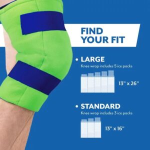 Polar Ice? Cold Pack with Wrap for Knee, Standard Size - Image 9