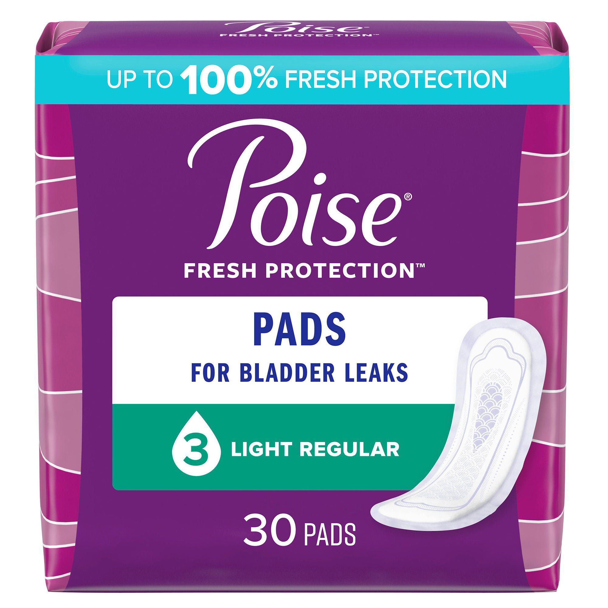 Poise? Bladder Control Pads, Light Absorbency, Regular Length